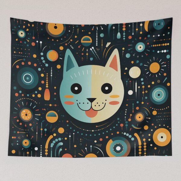 Item preview, A Cat with Dots and Dashes designed and sold by BeHappyGoLucky.