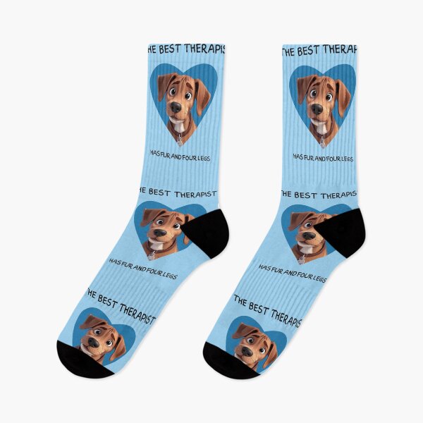 Item preview, The best therapist has fur and four legs - dog lover designed and sold by ChickNickStudio.