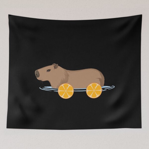 Item preview, Capybara Orange designed and sold by ArtisShops.