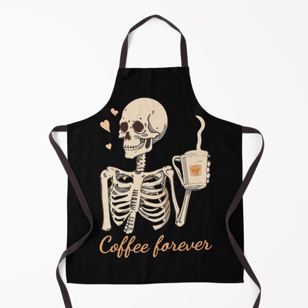 Item preview, Coffee Forever. A skeleton drinking coffee. designed and sold by twisted-dot.