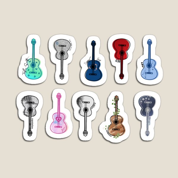 Item preview, Guitars Eras Taylor Swift designed and sold by LaCaracolaMagic.