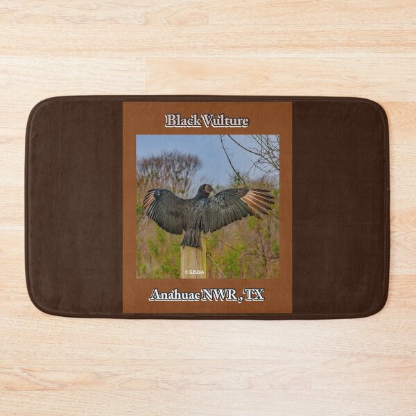 Item preview, For The Bird Lover In You: Black Vulture Copping Early Morning Rays Of Sunshine At Anahuac NWR, Texas designed and sold by MoreEZUSA-Here.