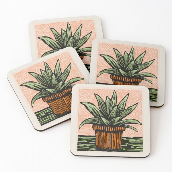 Item preview, Aloe Woodcut designed and sold by dialon25.