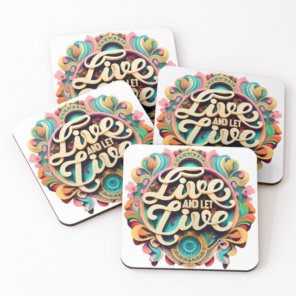 Item preview, Live and Let Live Floral AA Slogan Recovery Motivation T-Shirt designed and sold by lamp148.