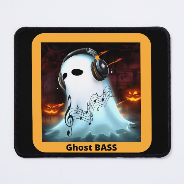 Item preview, ghost in headphones listens to music helloween designed and sold by PolishBrand.