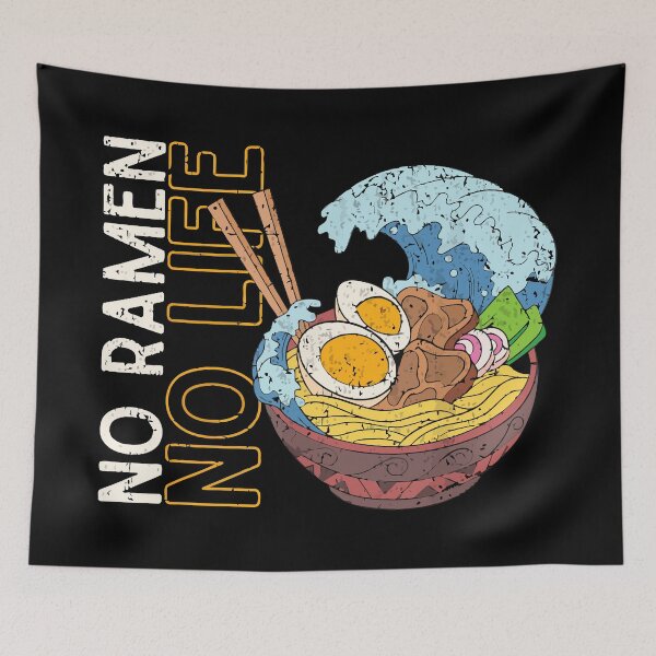 Item preview, No Ramen No Life, Funny ramen, Japan food designed and sold by jaggyboy.