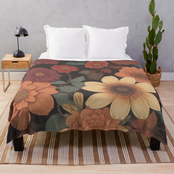 Item preview, Colorful fall flowers. Autumn Bloom Symphony designed and sold by twisted-dot.