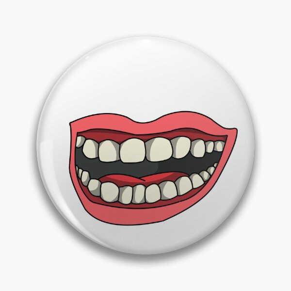 Item preview, funny mouth emoji designed and sold by ZiphGames.