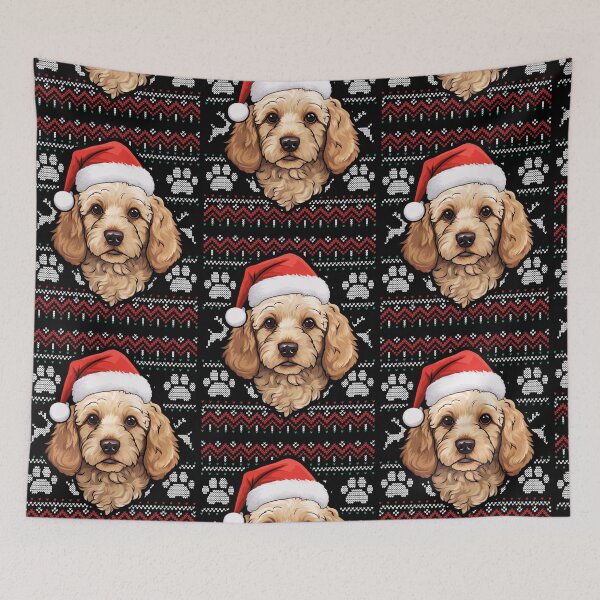 Item preview, Cockapoo Ugly Sweater Christmas designed and sold by rafaeltto.