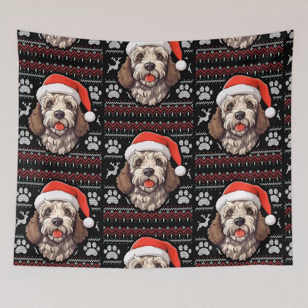 Item preview, Cockapoo Ugly Sweater Christmas designed and sold by rafaeltto.