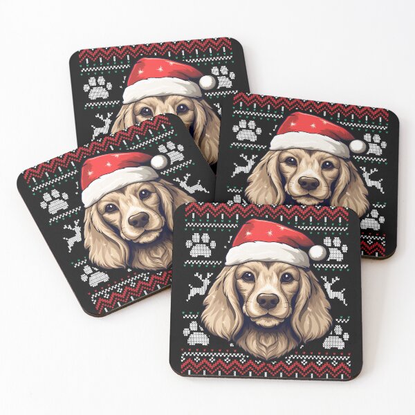 Item preview, Cocker Spaniel Ugly Sweater Christmas designed and sold by rafaeltto.
