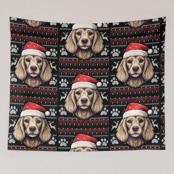 Item preview, Cocker Spaniel Ugly Sweater Christmas designed and sold by rafaeltto.