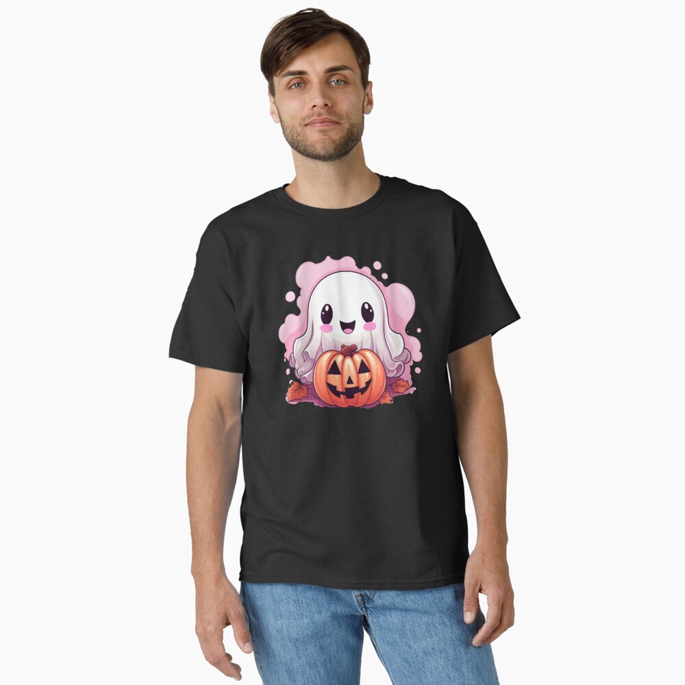 Playful Ghost Pumpkin Sequins Top