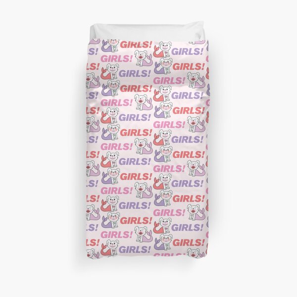 Merdoggo Spiral GIRLS! Duvet Cover