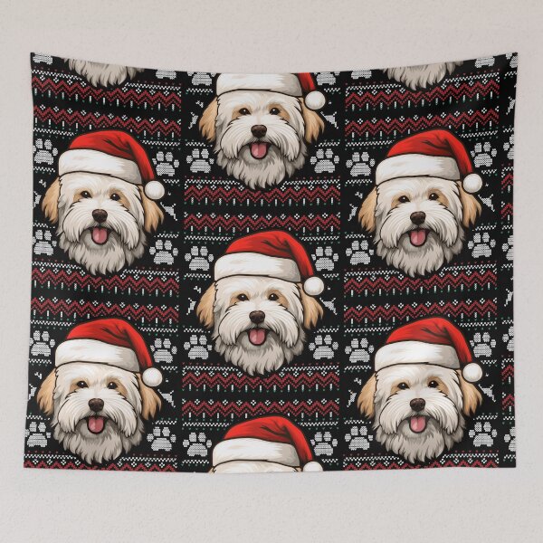 Item preview, Coton de Tulear Ugly Sweater Christmas designed and sold by rafaeltto.