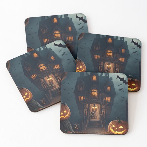 Item preview, Hunted House, Halloween designed and sold by WallAndArt.