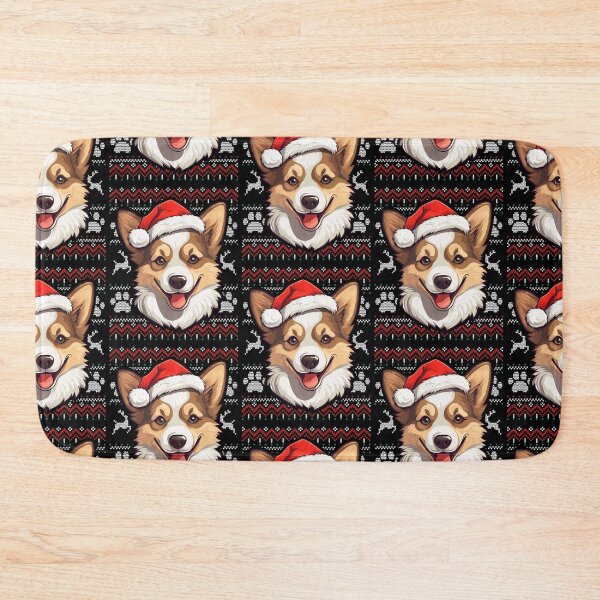 Item preview, Dilute Sable Corgi Ugly Sweater Christmas designed and sold by rafaeltto.