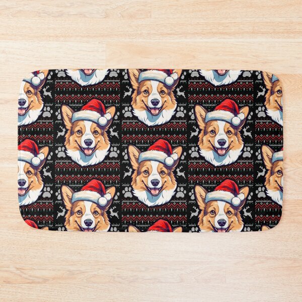 Item preview, Dilute Sable Corgi Ugly Sweater Christmas designed and sold by rafaeltto.