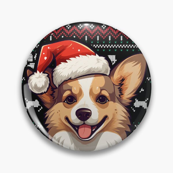 Item preview, Dilute Sable Corgi Ugly Sweater Christmas designed and sold by rafaeltto.
