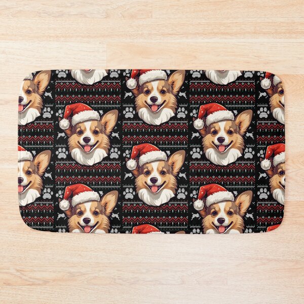 Item preview, Dilute Sable Corgi Ugly Sweater Christmas designed and sold by rafaeltto.