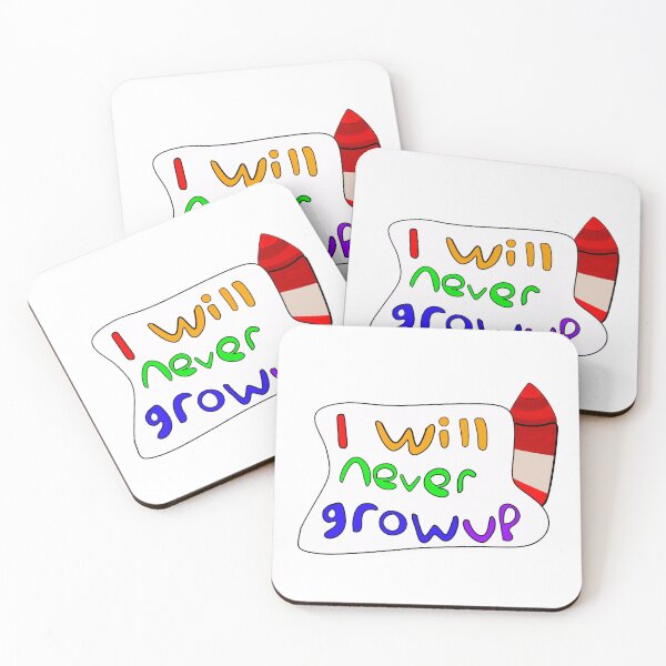 Item preview, nunca creceré designed and sold by Firecatstudios.