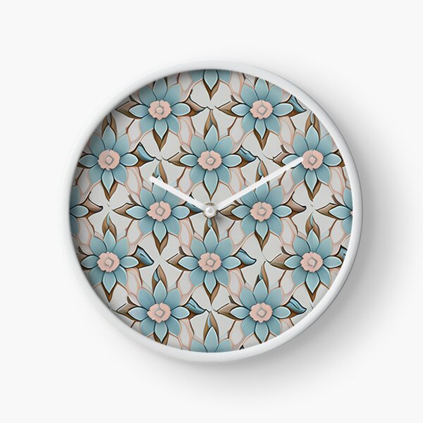 Item preview, Vintage Blue and pink floral pattern  designed and sold by Rislam.