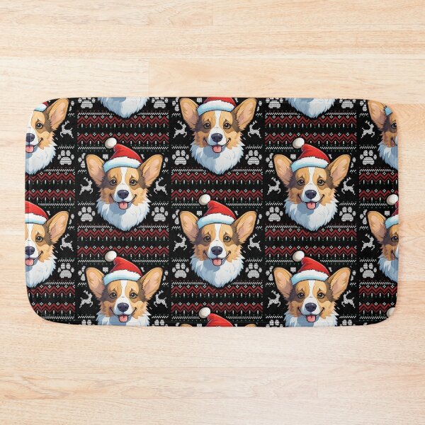Item preview, Dilute Tricolor Corgi Ugly Sweater Christmas designed and sold by rafaeltto.