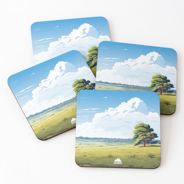 Item preview, Surrey Hills Area of Outstanding Natural Beauty (AONB) United Kingdom - Sticker Series Digital Art | WanderUpNorthCo. designed and sold by WanderUpNorth.
