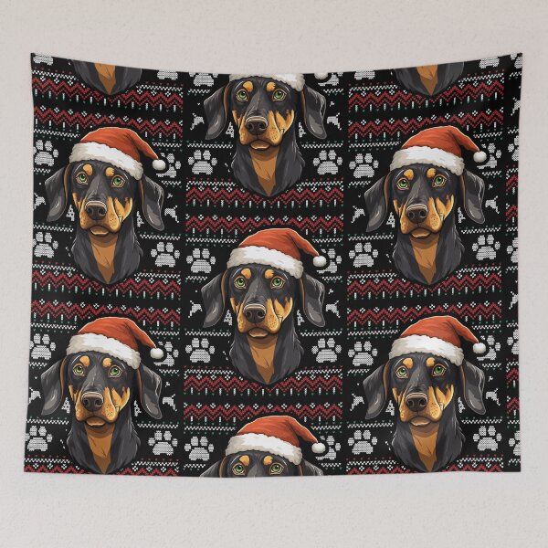 Item preview, Dobermann Ugly Sweater Christmas designed and sold by rafaeltto.