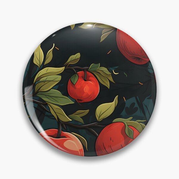 Item preview, Seamless Pattern - Retro Midnight Apple Orchard designed and sold by Shop4treasure.
