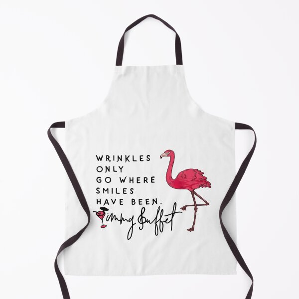 Item preview, Wrinkles Only Go Where Smiles Have Been Cute Flamingo Design  designed and sold by DrawHandArt.