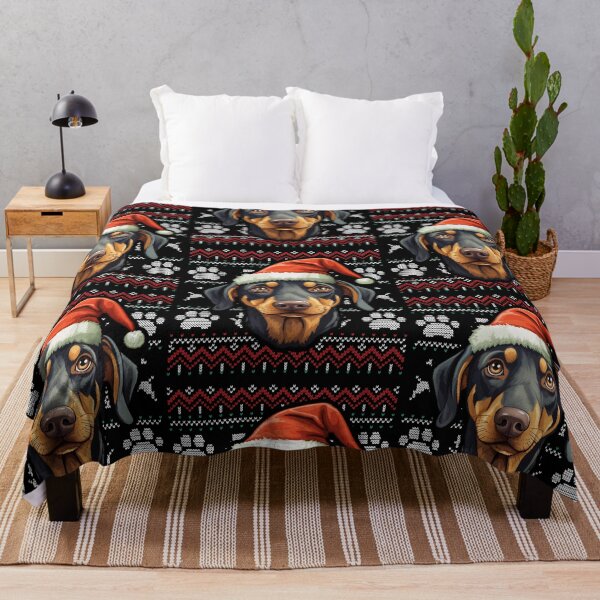Item preview, Dobermann Ugly Sweater Christmas designed and sold by rafaeltto.