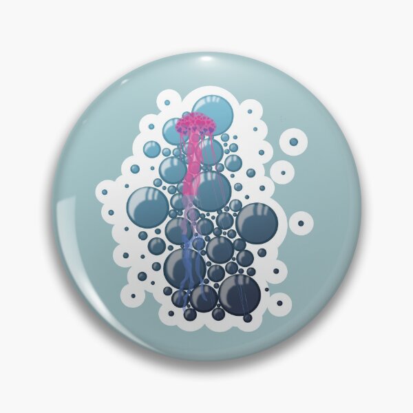 Item preview, Pride Jellyfish Biromantic designed and sold by perpetuallyConf.