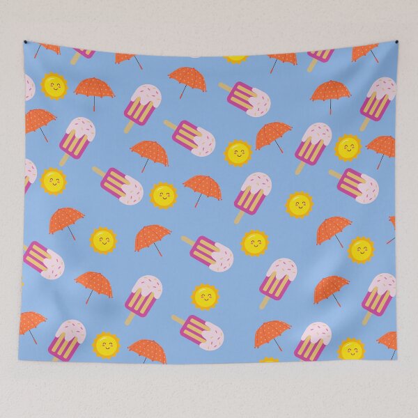 Item preview, Colorful sun ice cream pattern designed and sold by tinytwist.