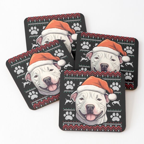Aperçu de l'œuvre Dogo Argentino Ugly Sweater Christmas créée et vendue par rafaeltto.