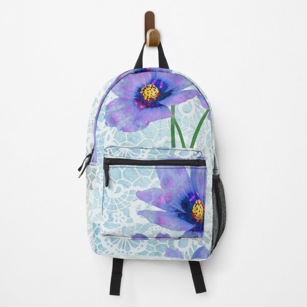 Item preview, Lavender Cosmos And Lace Flower Art designed and sold by Sharon Cummings Art.