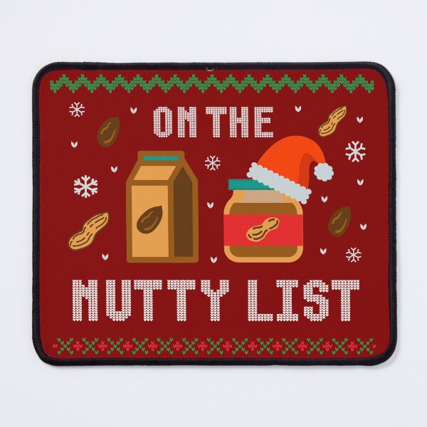 Item preview, On The Nutty List Vegan Ugly Christmas Sweater designed and sold by Cult of Seitan.