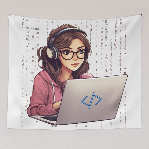 Item preview, IT Girl - Girls Who Code designed and sold by Lamarcy.