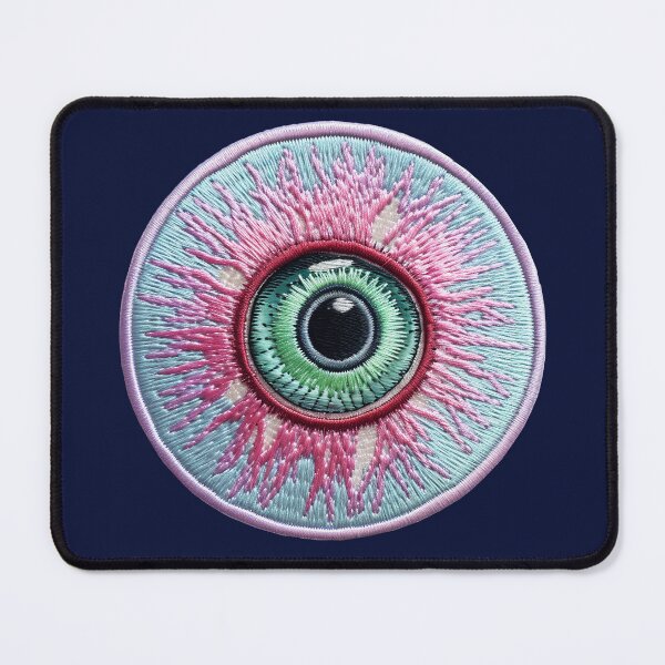 Item preview, Retro Eyeball Patch designed and sold by BrittsGraphics.