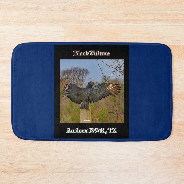Item preview, Give The Bird To Your Lover: Black Vulture Copping Early Morning Rays Of Sunshine At Anahuac NWR, Texas designed and sold by MoreEZUSA-Here.