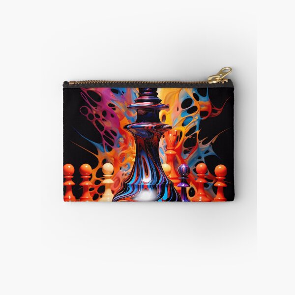 Item preview, “Chess Queen in Vibrant Colors and Textures” designed and sold by Art-Vortex-fr.