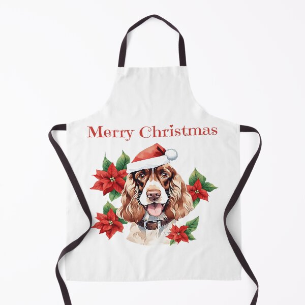 Item preview, Merry Christmas English Cocker Spaniel, Flowers, Holiday, Seasonal, Dog Lovers designed and sold by BirdsnStuff.