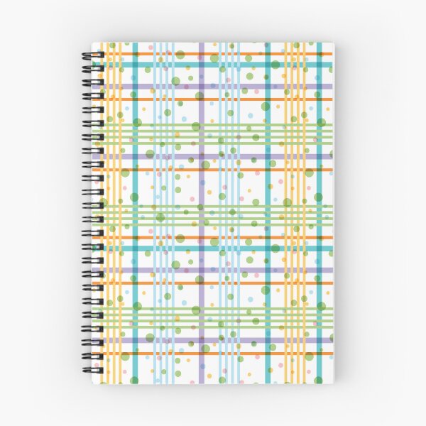 Item preview, Vibrant Colorful Stripes - Colorful Plaid and Circles designed and sold by NancyDzines.