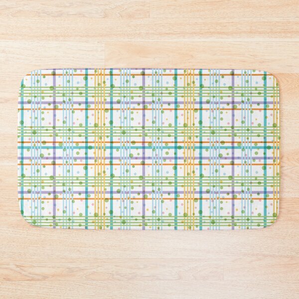 Item preview, Vibrant Colorful Stripes - Colorful Plaid and Circles designed and sold by NancyDzines.