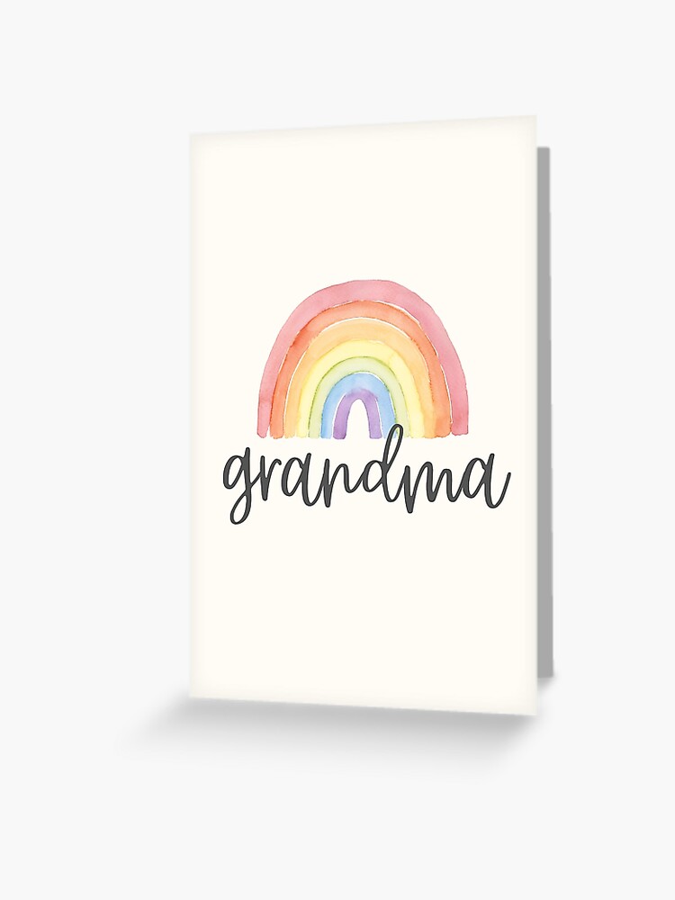 Blank Rainbow Greeting Cards with White Envelopes (Pastel Colors