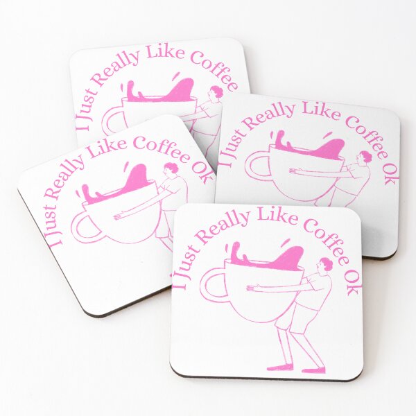 Item preview, I Just Really Like Coffee Ok designed and sold by Wiss2Arts.
