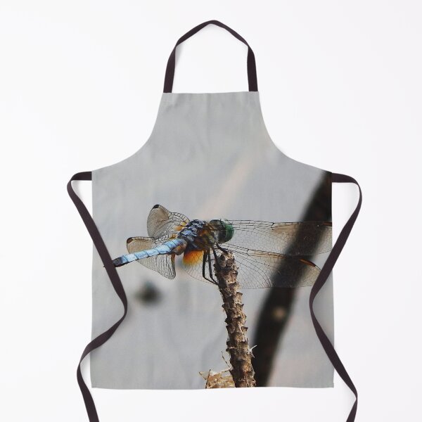 Item preview, Light blue dragonfly from right rear on pine twig designed and sold by gistinker.
