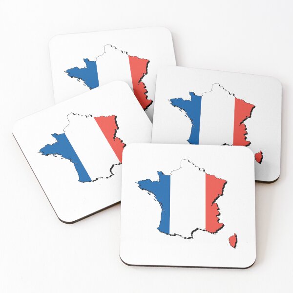 Item preview, Map of France with Flag Overlay designed and sold by thebigleebowski.
