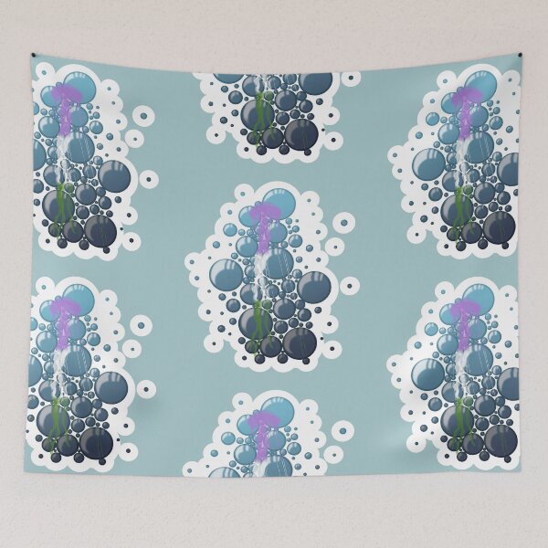 Item preview, Pride Jellyfish Genderqueer designed and sold by perpetuallyConf.