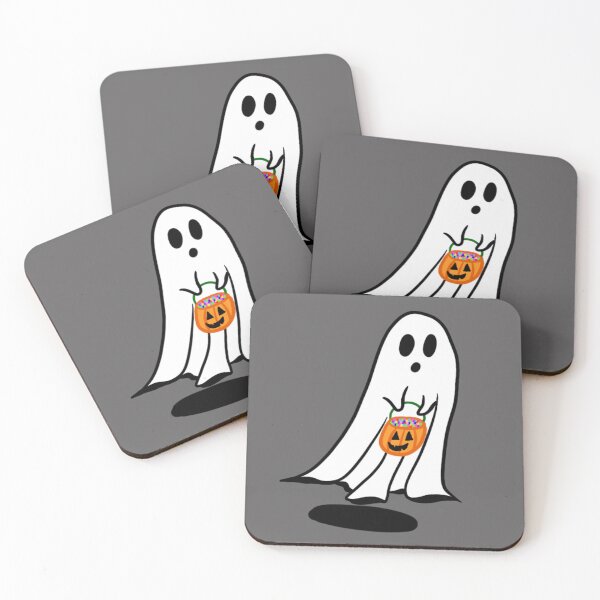 Item preview, Trick or Treat Ghost designed and sold by TheGreenestBean.